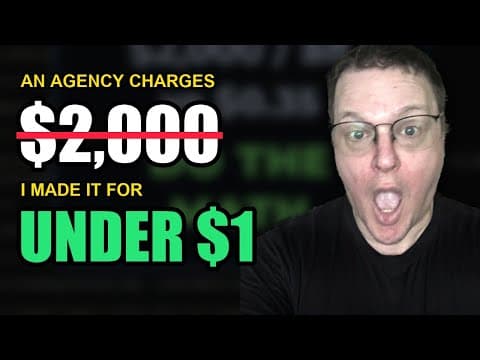 I Made a $2,000 Ad for Under a Dollar